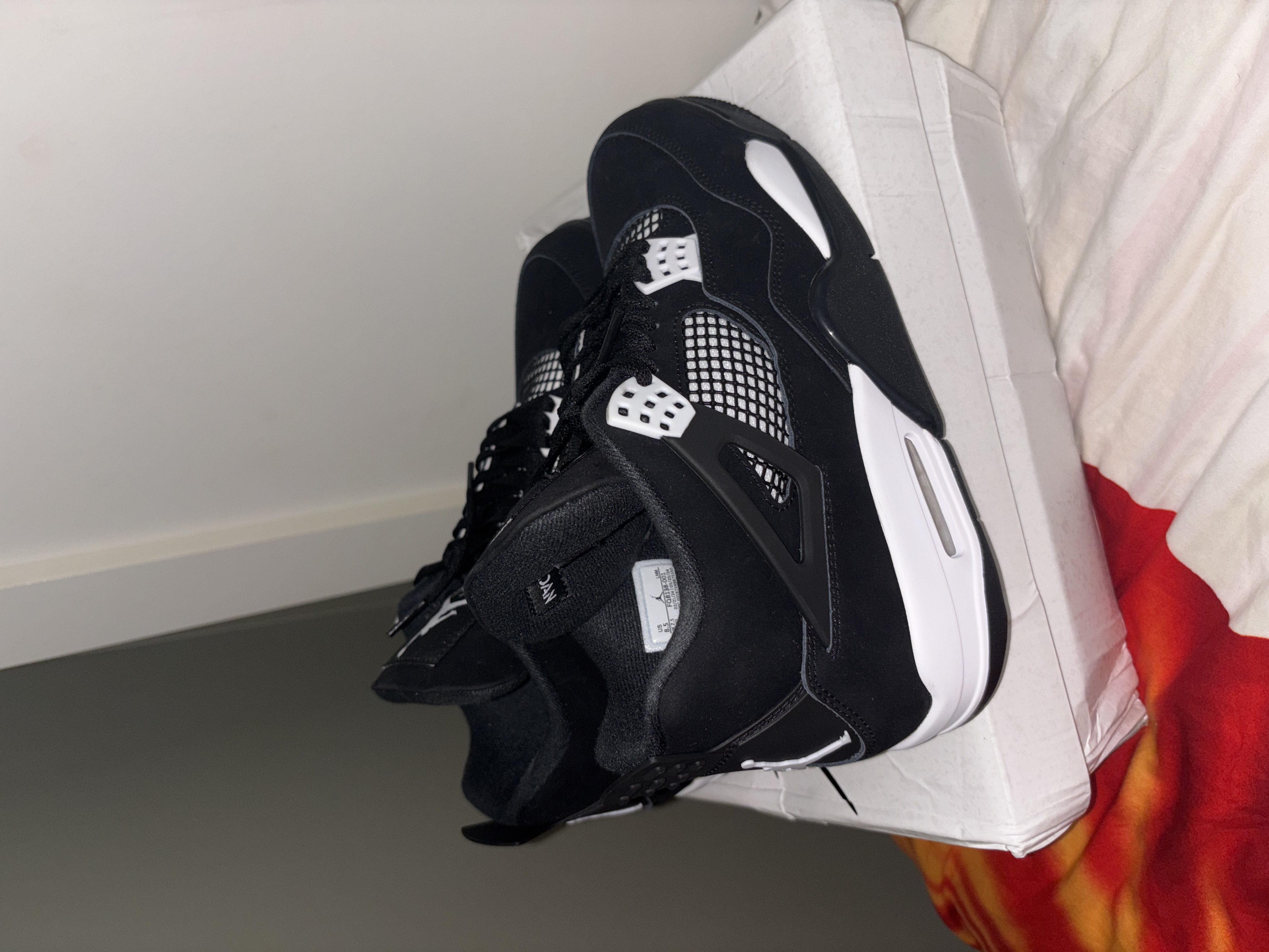 PK God Batch Air Jordan 4 White Thunder FQ8138-001 review Keqpa 01