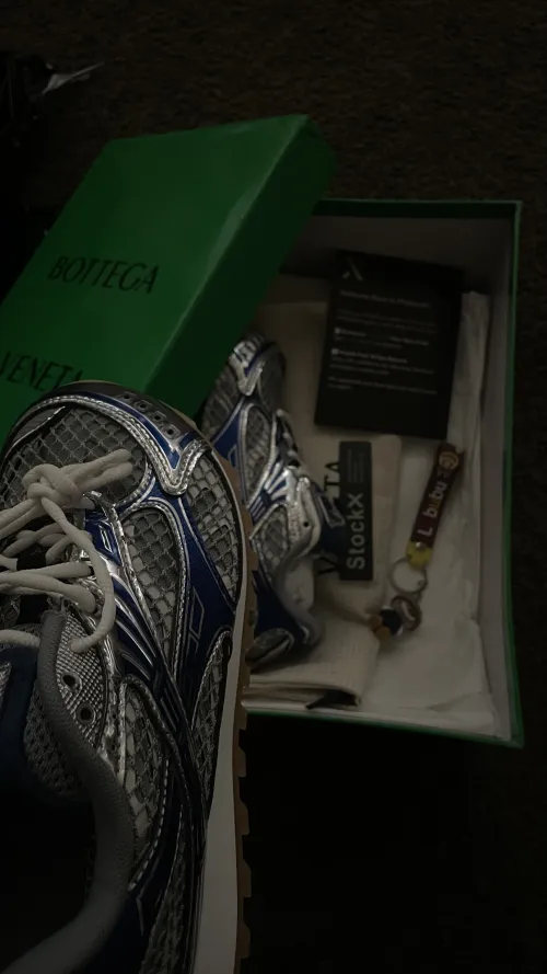 PK God Batch Bottega Veneta Orbit Sneaker Blue review 