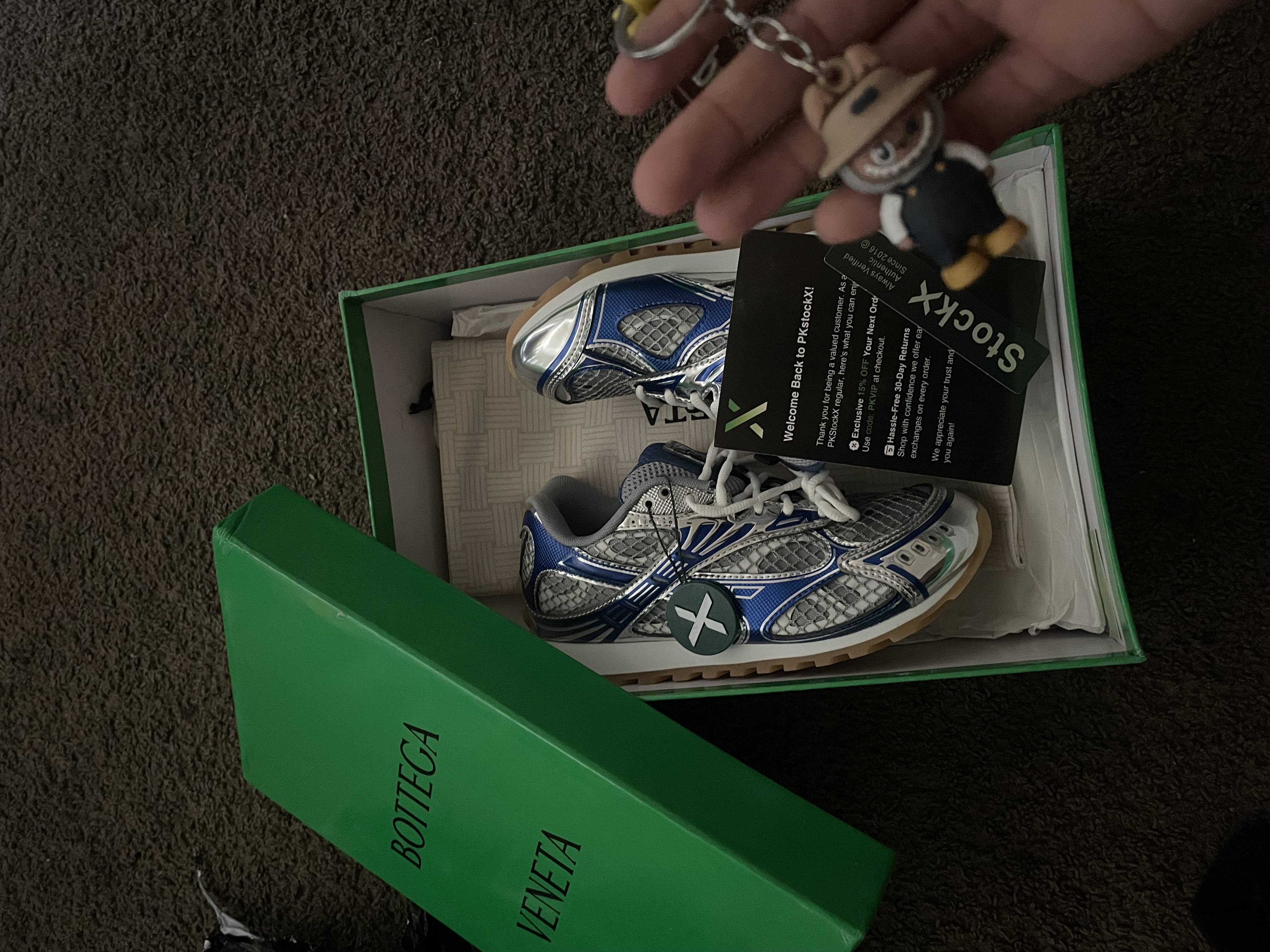 PK God Batch Bottega Veneta Orbit Sneaker Blue review moneyholic 05