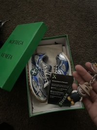 PK God Batch Bottega Veneta Orbit Sneaker Blue review 4
