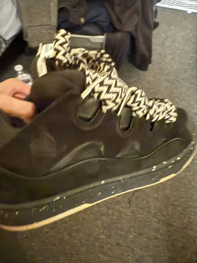 Lanvin Curb Sneaker Black Brown review J*** 01