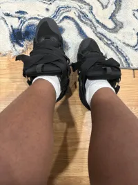  Lanvin Leather Curb All Black review 0