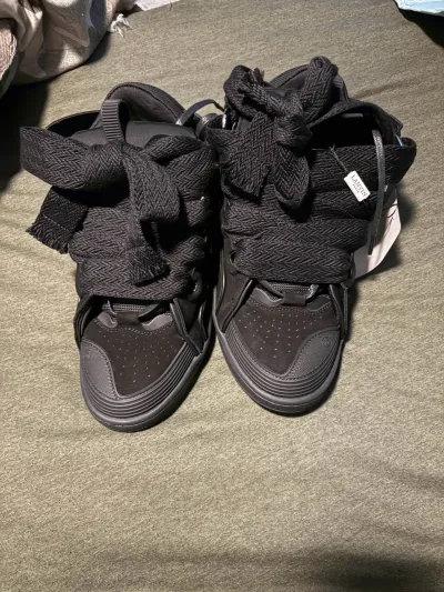  Lanvin Leather Curb All Black review D***