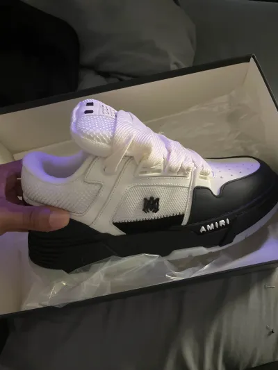 AMIRI MA -1 Sneaker White Black AMFOSR1084-001 review R***