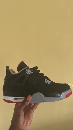 PK God Batch Air Jordan 4 Retro Bred 308497-060  review Bgzz 01