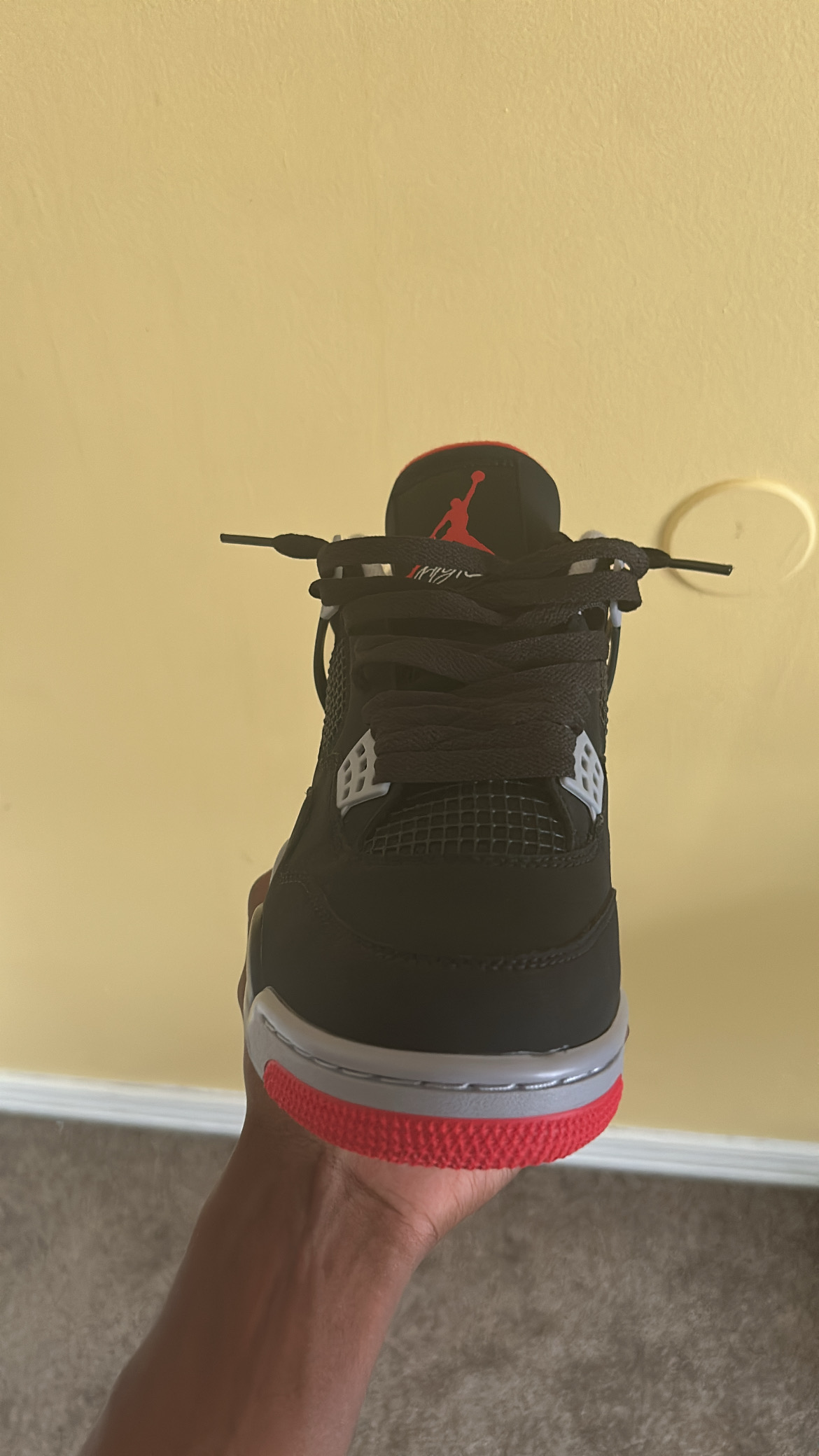PK God Batch Air Jordan 4 Retro Bred 308497-060  review Bgzz 03