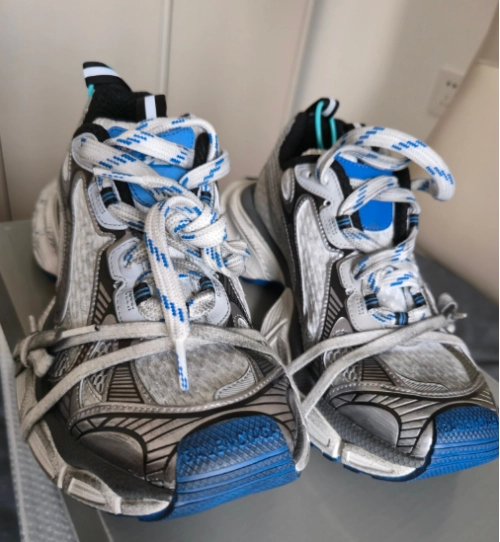 PK God Batch Balenciaga 3XL Sneaker 'Worn-Out - Grey Blue 734734 W3XL5 1214  review 