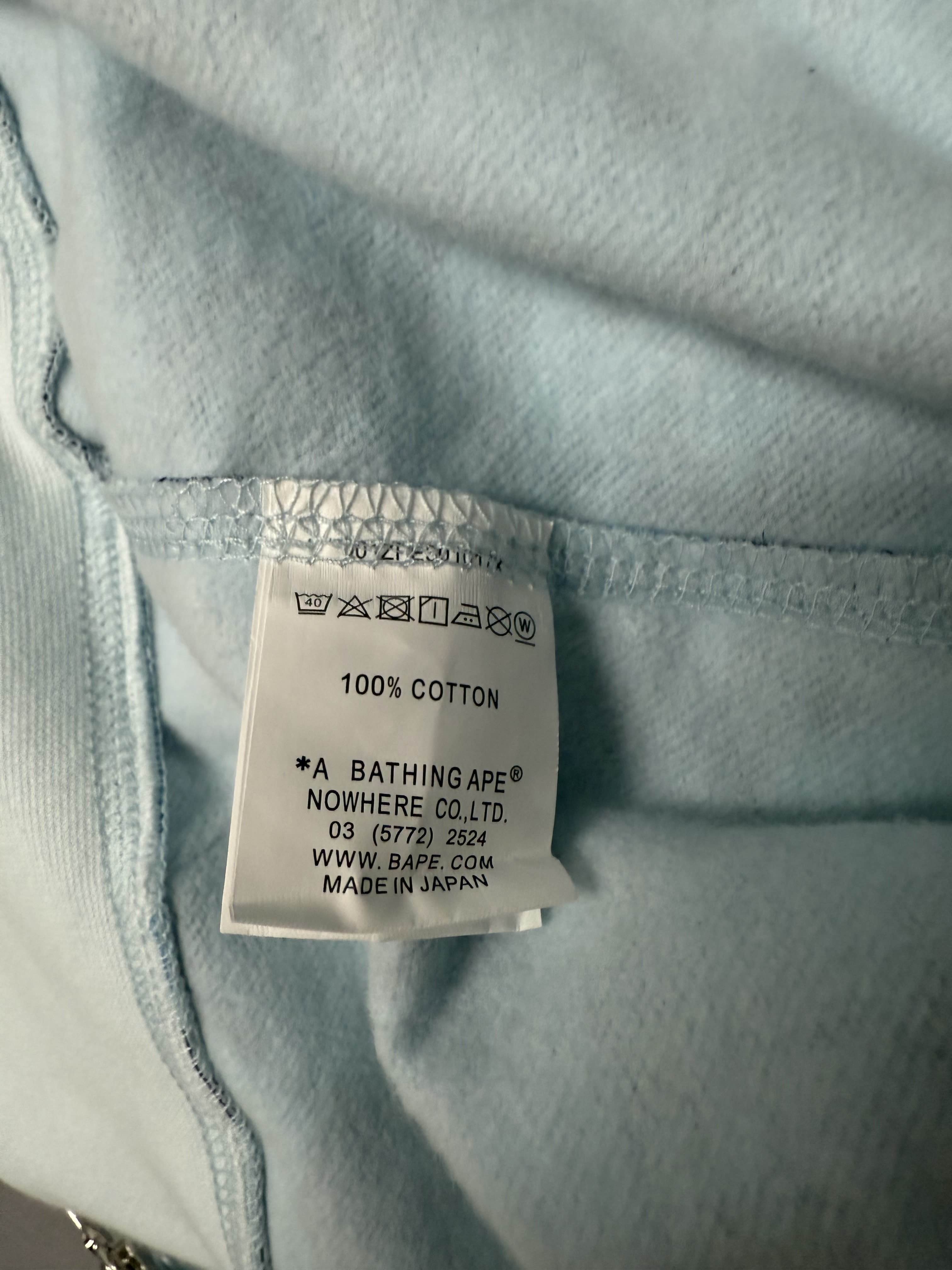 BAPE ABC Camo Shark Zip Hoodie Blue 1J70-314-001 review Da 02