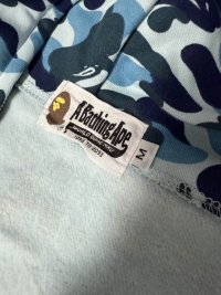 BAPE ABC Camo Shark Zip Hoodie Blue 1J70-314-001 review 4