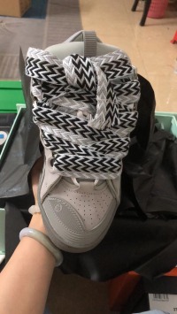 Lanvin Curb Sneaker Grey/White review 0