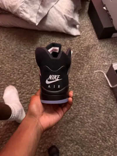 PK God Batch Air Jordan 5 Retro OG Black Metallic Reimagined HF3975-001 review Axel Flores 01