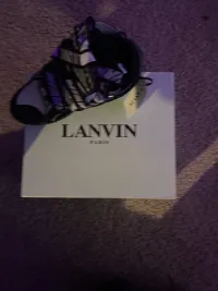 Lanvin Curb Sneaker Black Grey FM-SKRK11-REFL-P2210 review 0