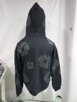 Denim Tears Cotton Wreath Hooded Sweatshirt 'Black Monochrome' review Weston 03
