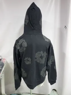 Denim Tears Cotton Wreath Hooded Sweatshirt 'Black Monochrome' review Weston 03