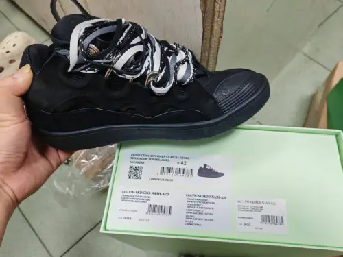 Lanvin Curb Sneaker Black FM-SKRK11-DRAL-H22 review 