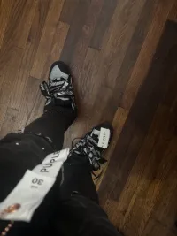 Lanvin Curb Sneaker Black Grey FM-SKRK11-REFL-P2210 review 1