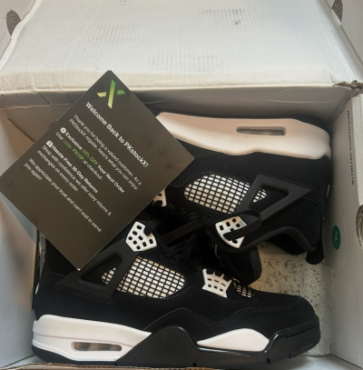 PK God Batch Air Jordan 4 White Thunder FQ8138-001 review J***