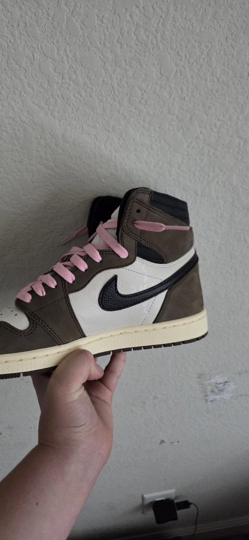 PK God Batch Air Jordan 1 Retro High Travis Scott CD4487-100 review 
