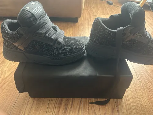 PK God Batch AMIRI Crystal Ma-1 Sneakers Black review 
