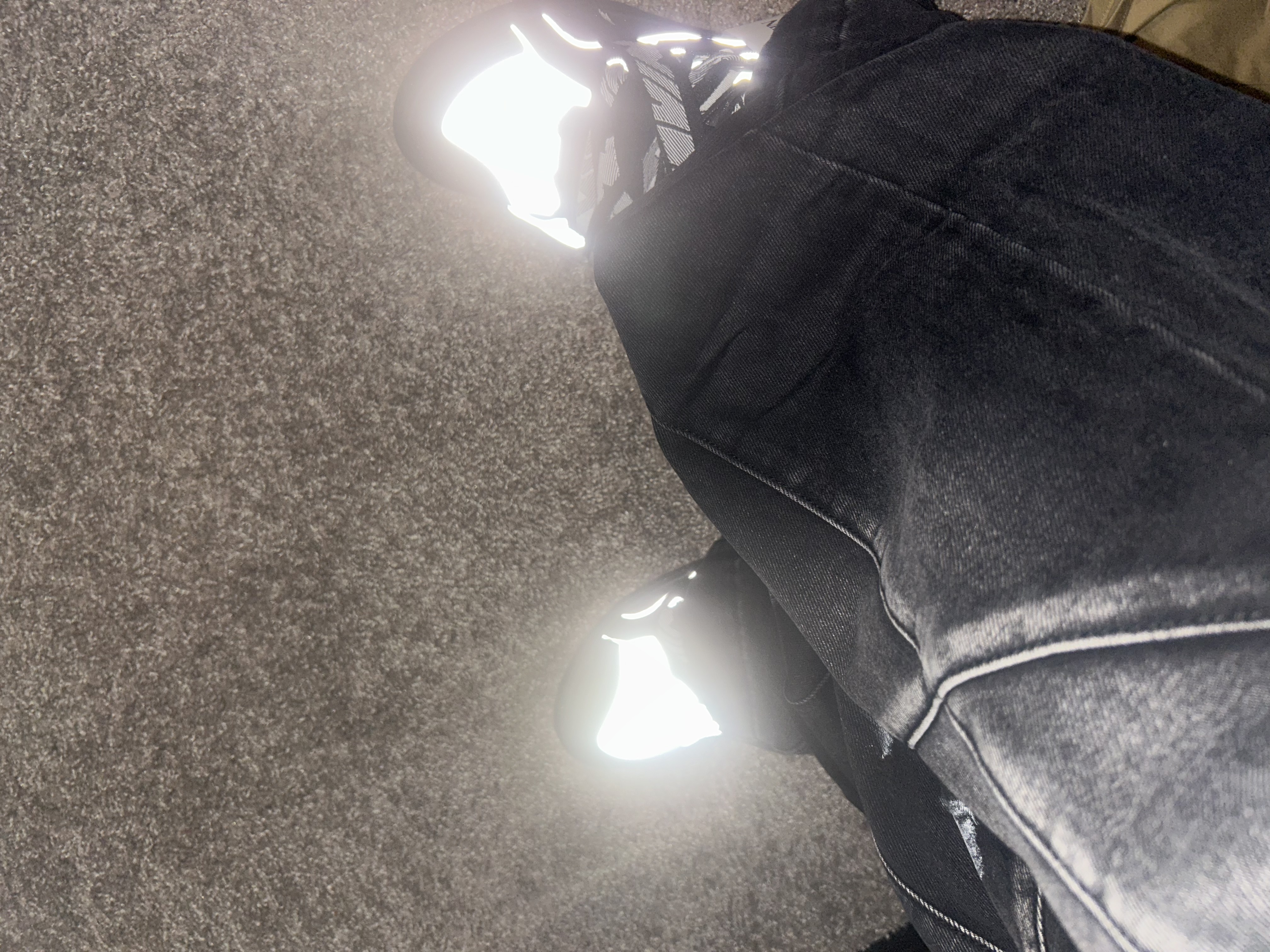 Lanvin Curb Sneaker Black Grey FM-SKRK11-REFL-P2210 review Davo 01