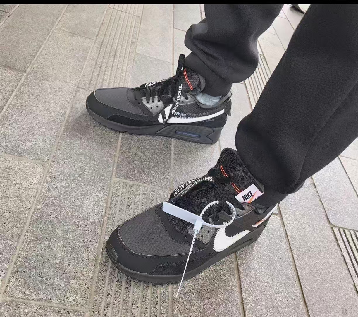 PK God Batch Nike Air Max 90 OFF-WHITE "All Black" AA7293-001 review Jemir Kelly