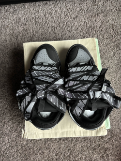 Lanvin Curb Sneaker Black Grey FM-SKRK11-REFL-P2210 review T*** 01
