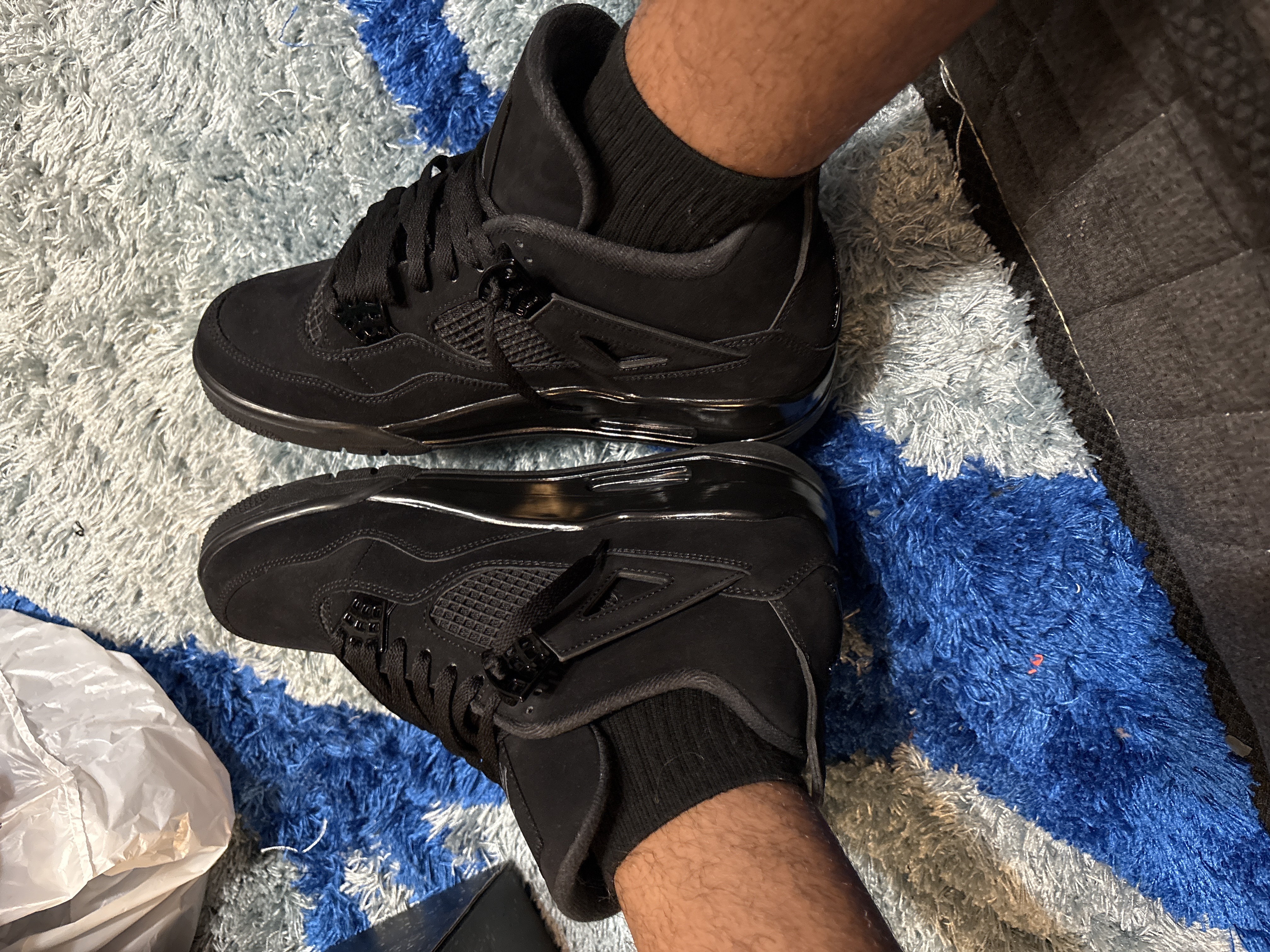 PK God Batch Air Jordan 4 Black Cat CU1110-010 review coco 01
