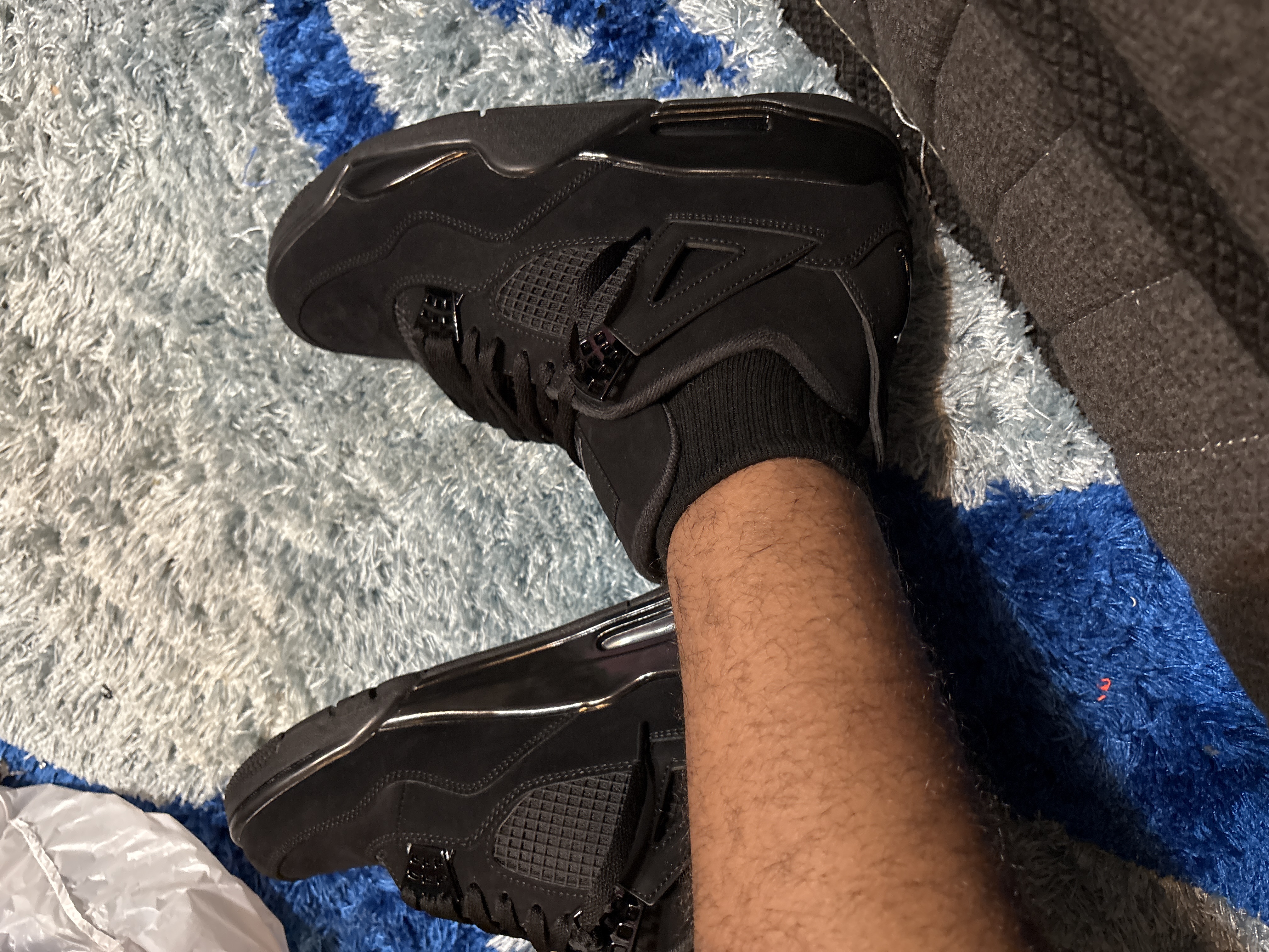 PK God Batch Air Jordan 4 Black Cat CU1110-010 review coco 02