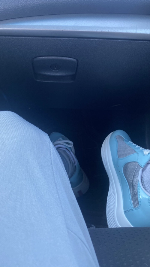 PK God Batch Prada America's Cup Soft rubber and bike fabric sneakers review 