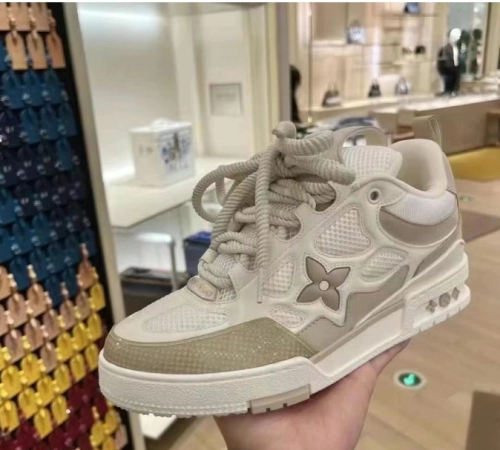 PK God Batch LOUIS VUITTON Skate Sneaker Beige White  review 