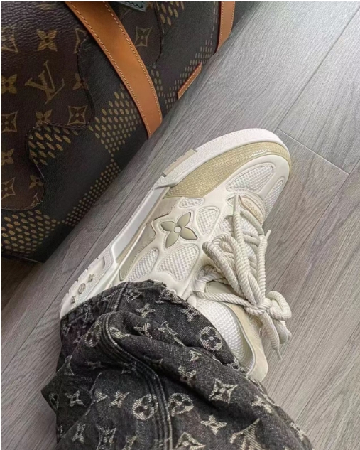 PK God Batch LOUIS VUITTON Skate Sneaker Beige White  review Aerial Nathan