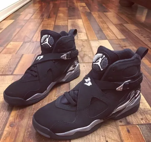 PK God Batch Air Jordan 8 Retro Chrome (2015) review 