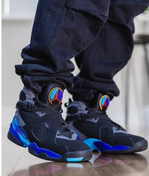 PK God Batch Air Jordan 8 Retro 'Aqua' 2025 review 