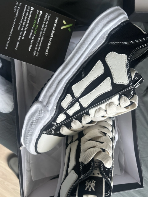 PK God Batch AMIRI MMY Bones x Maison MIHARA YASUHIRO Black review 
