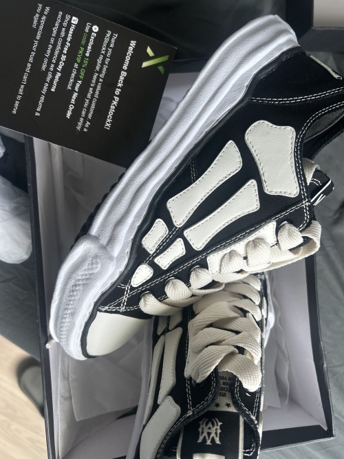 PK God Batch AMIRI MMY Bones x Maison MIHARA YASUHIRO Black review