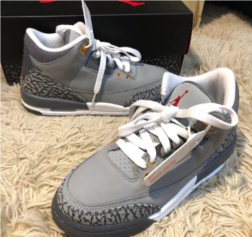 PK God Batch Air Jordan 3 Retro Cool Grey (2021) CT8532-012 review 