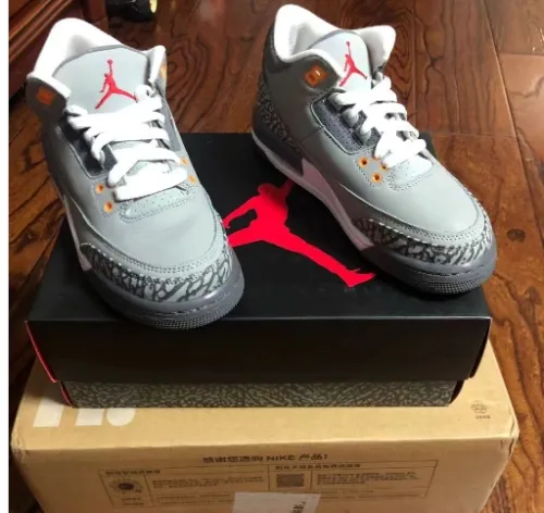 PK God Batch Air Jordan 3 Retro Cool Grey (2021) CT8532-012 review 