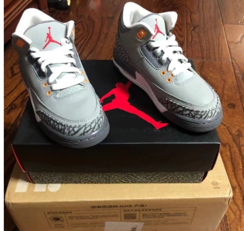 PK God Batch Air Jordan 3 Retro Cool Grey (2021) CT8532-012 review 