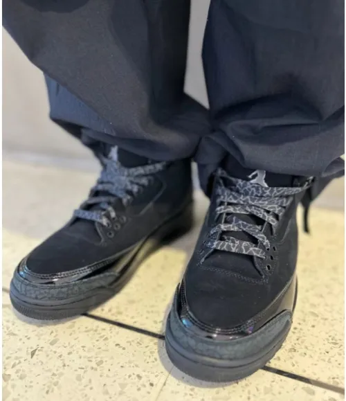 PK God Batch Air Jordan 3 Retro Black Cat 136064-002 review 