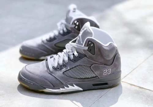PK God Batch Air Jordan 5 Retro 'Wolf Grey'136027-005 review 