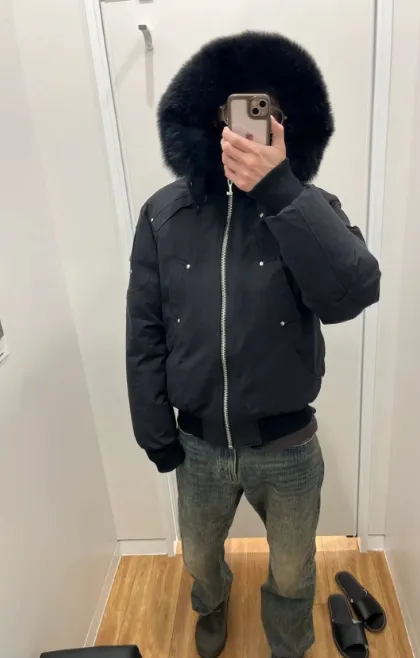  Moose knuckles  Men's down jacket Black (NFC) review 