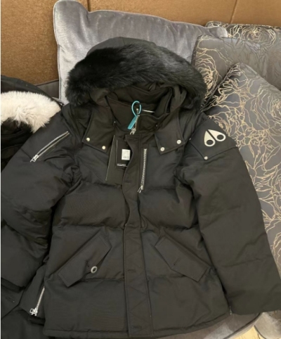  Moose knuckles  Zippered women's down jacket black review Bekham Getman