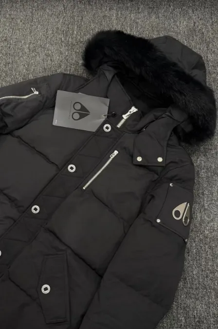  Moose knuckles  Men's down jacket Black (NFC) review 