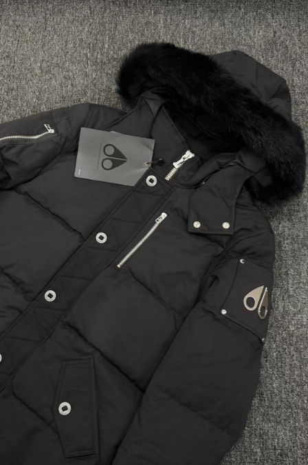 Moose knuckles  Men's down jacket black review