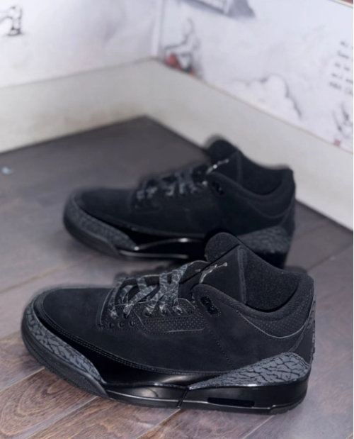 PK God Batch Air Jordan 3 Retro Black Cat 136064-002 review 