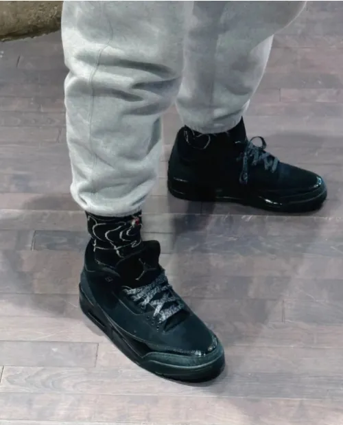 PK God Batch Air Jordan 3 Retro Black Cat 136064-002 review 