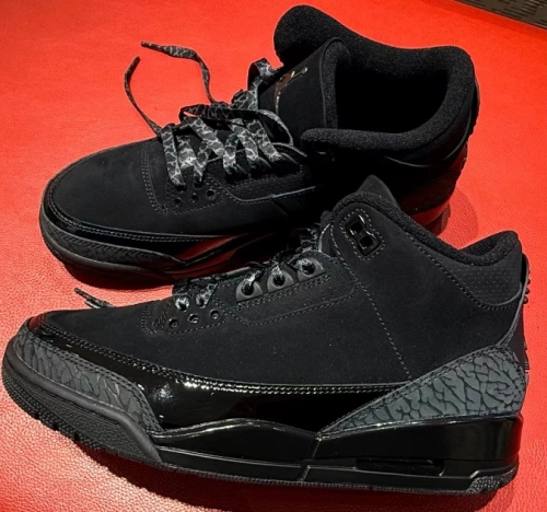 PK God Batch Air Jordan 3 Retro Black Cat 136064-002 review 