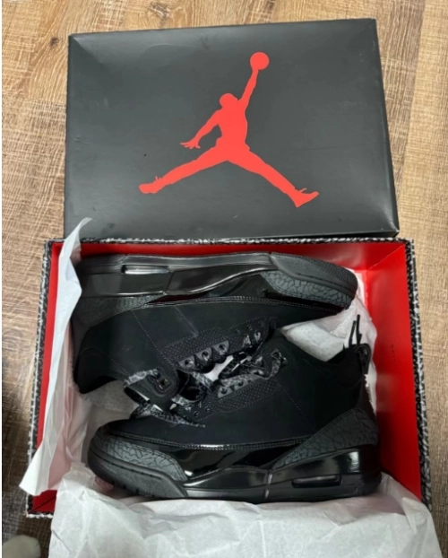 PK God Batch Air Jordan 3 Retro Black Cat 136064-002 review 