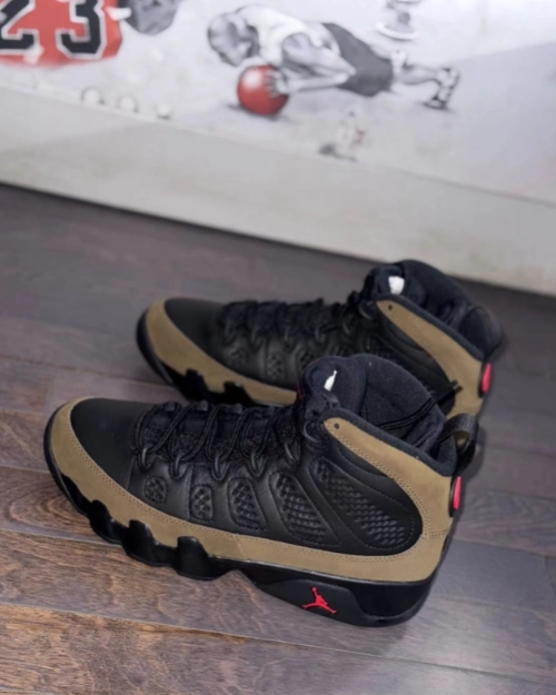 PK God Batch Air Jordan 9 Retro Olive (2024) review 