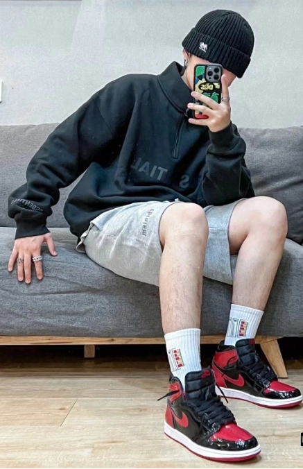 PK God Batch Air Jordan 1 High OG Bred Patent 555088-063 review 